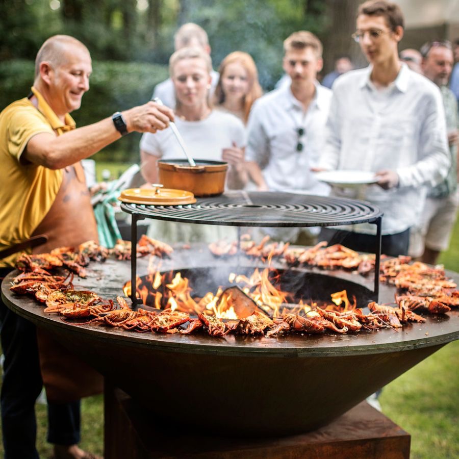 Madlavning ved Ofyr grill