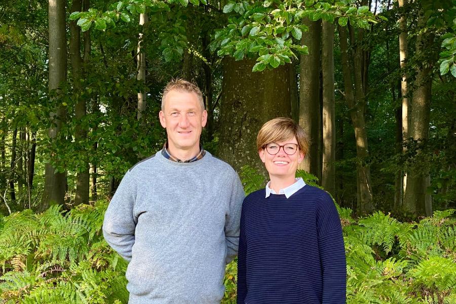 Brian og Gitte fra kursuscenter Lystskoven